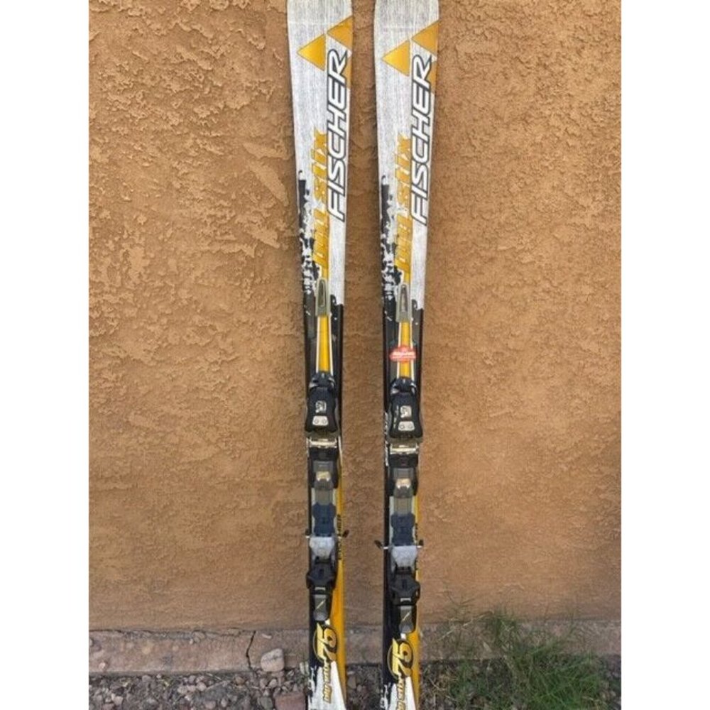 Fischer Big Stix 175 Cm Downhill Rocker Skis W/ Marker M5 Twin Titanium Bindings